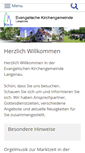 Mobile Screenshot of kirche-langenau.de